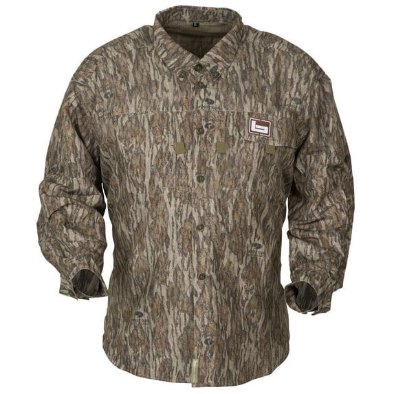 Banded Lightweight Vented Hunting Long Sleeve Shirt Bottomland in size 2X-Large Tall