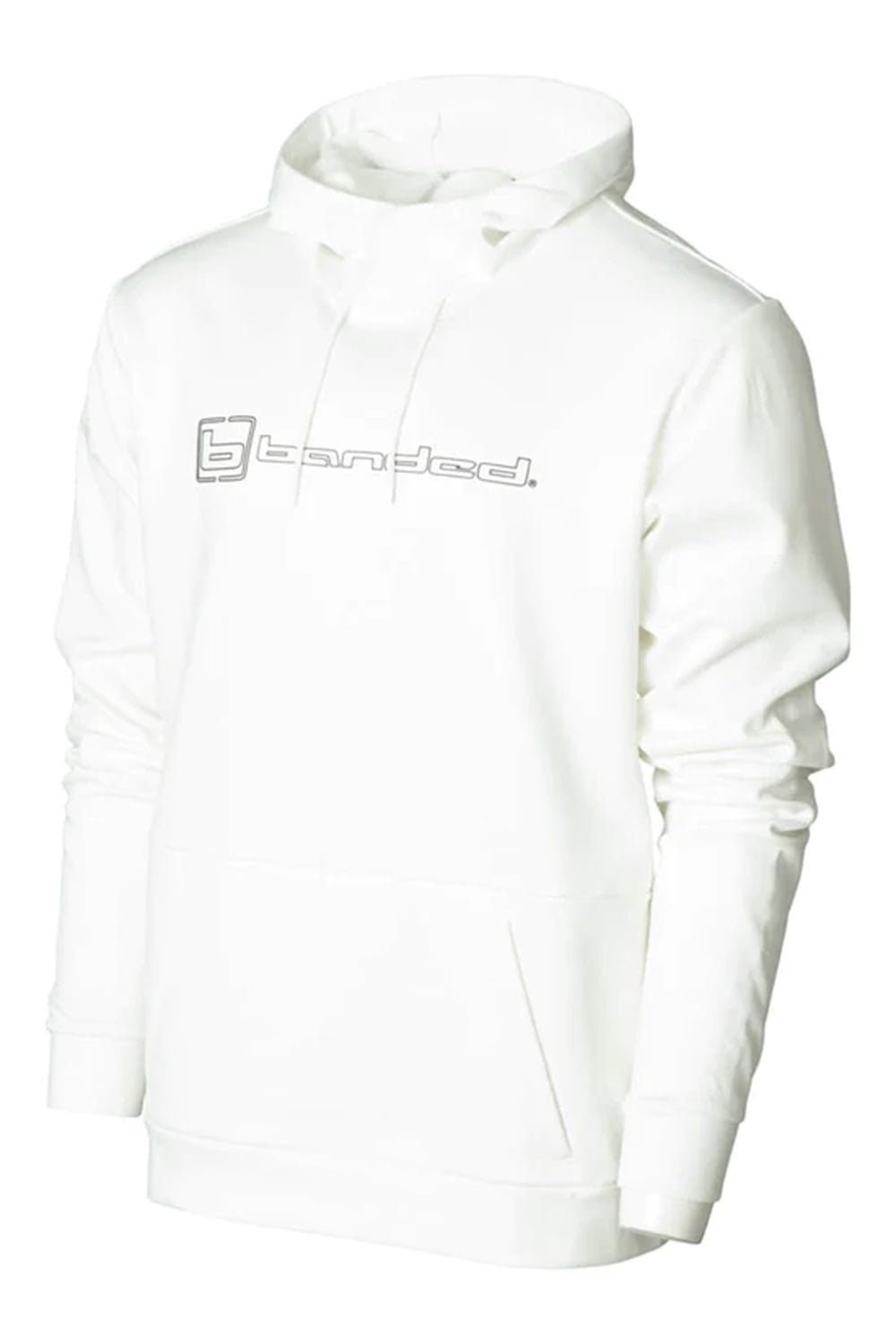 White Logo Hoodie Sweatshirt