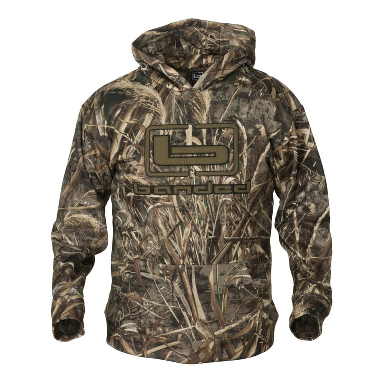 Banded Male b Logo Hoodie Color Realtree Max 5 Size M