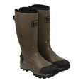 thumbnail image 1 of Banded Men's Black Label Elite 16" Waterproof Rubber Boots Rubber Marsh Brown 10 D, 1 of 7