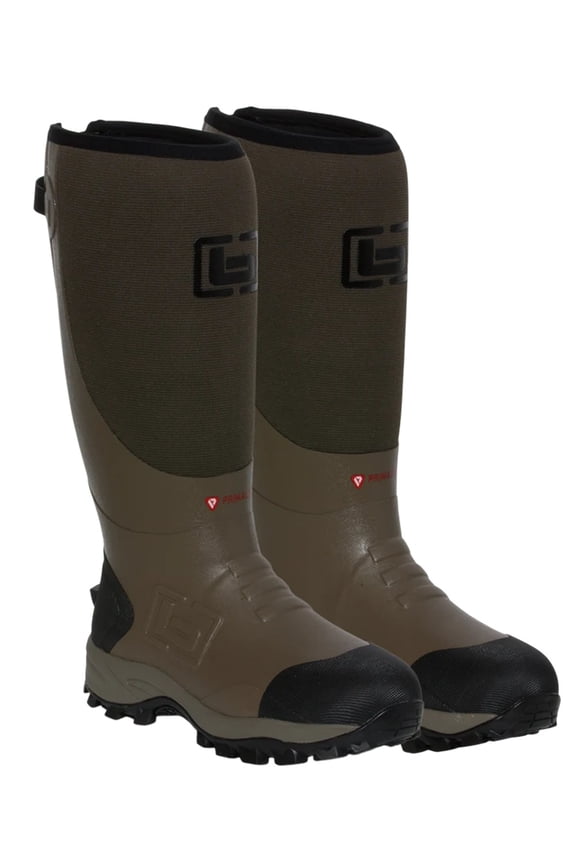 Men's Black Label Elite Hybrid 16" Waterproof Rubber Boots Neoprene Marsh Brown 8 D