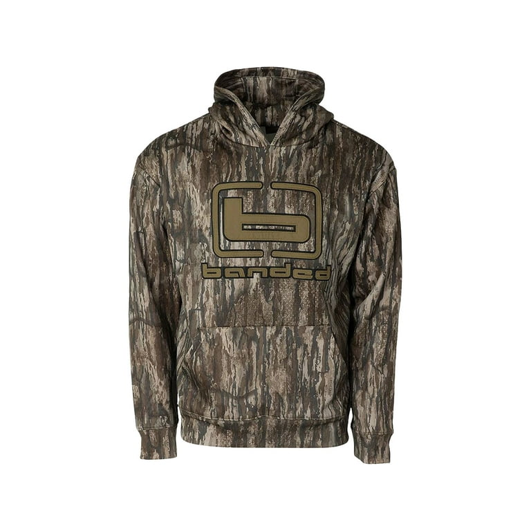 Banded logo hoodie hotsell