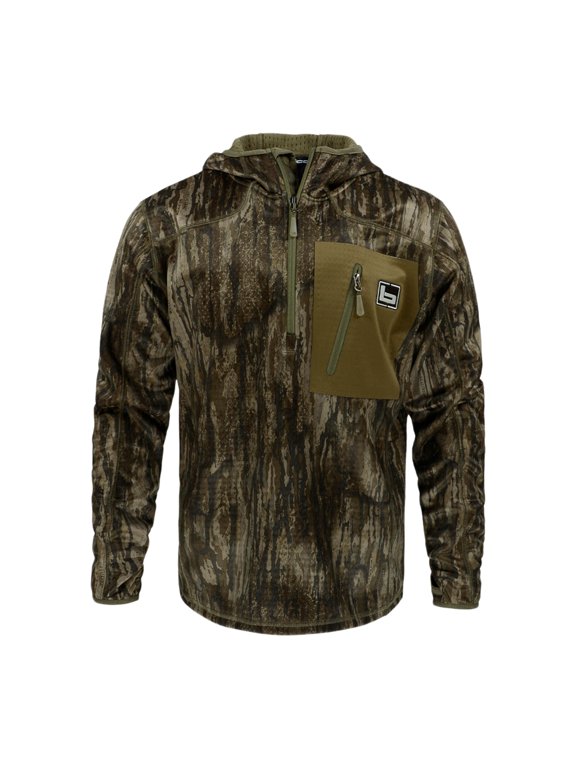 Men's Hooded Mid-Layer Fleece Pullover, Color: Legacy, Size: XL (B1010061-R1-XL)