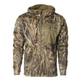 thumbnail image 1 of BANDED Men's Hooded Mid-Layer Fleece Jacket, Color: MAX7, Size: 2XL, 1 of 5