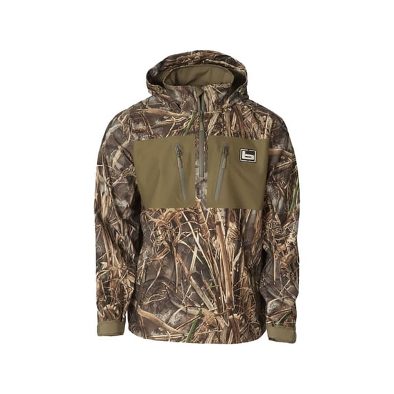 Banded Men's Quarter Zip Waterproof Hoodie Realtree Max-7 Large