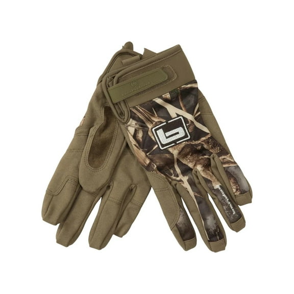 Banded Men's Softshell Blind Hunting Gloves Realtree Max-7 2XL