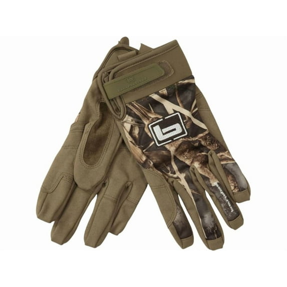 Banded Men's Softshell Blind Hunting Gloves Realtree Max-7 XL
