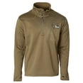 thumbnail image 1 of BANDED Men's 1/4 Zip Mid Layer Fleece Pullover, Color: Spanish Moss, Size: S, 1 of 4