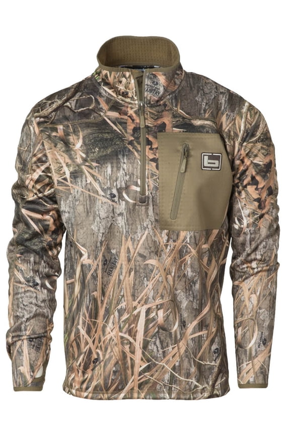 Mid-Layer Camo Fleece Pullover Habitat 2XL