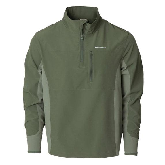 Banded Rapid Colorblock 1/4 Zip PULLOVER Forrest in size Large