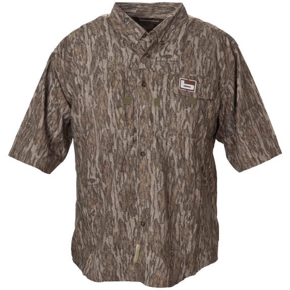 BANDED LW S/S Hunting Shirt, Color: Bottomland, Size: Large (B1030005-BL-L)
