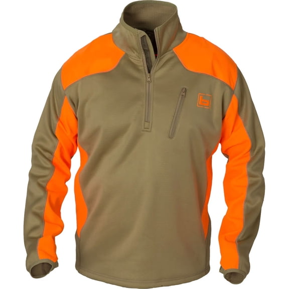 BANDED Men's Softshell Pullover, Color: Blaze, Size: M (B1010022-BLZ-M)