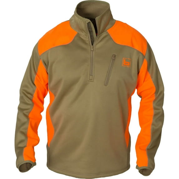 BANDED Men's Softshell Pullover, Color: Blaze, Size: XL (B1010022-BLZ-XL)