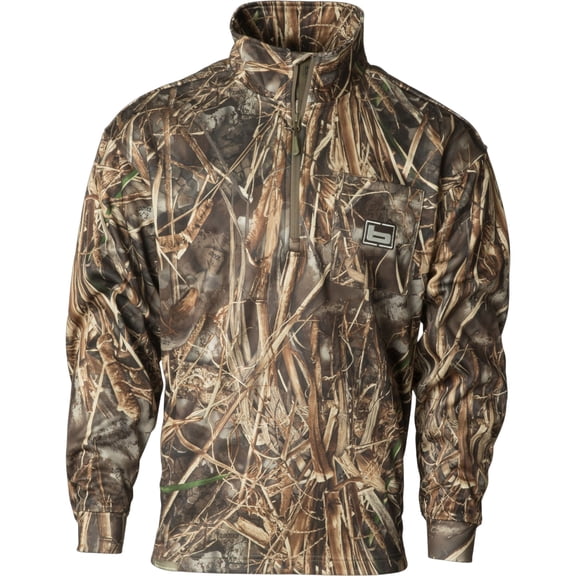 BANDED Men's Tec Fleece 1/4 Zip Pullover, Color: MAX7, Size: L (B1010021-M7-L)
