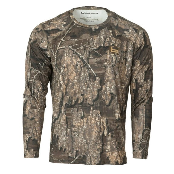 Banded Tec Stalker Mock Shirt Timber in size Large