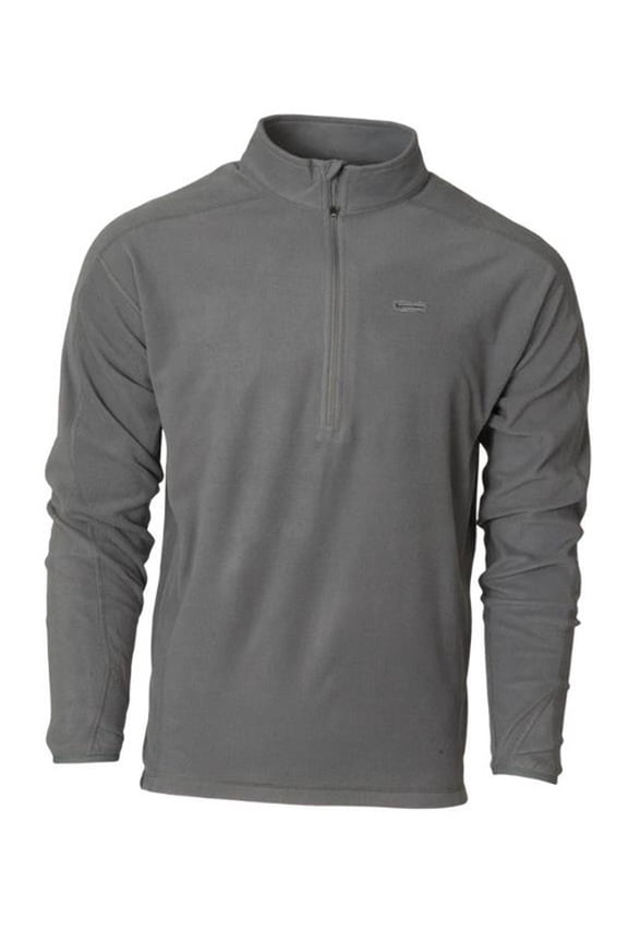 Waffle Fleece 1/4 Zip Jacket - Gray