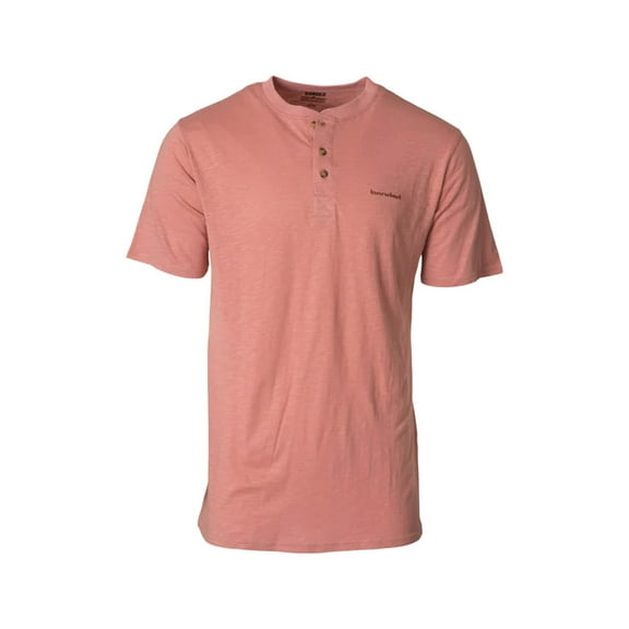 Banded Whiskey Creek Short-Sleeve Henley T-Shirt Ash Red in size 2X-Large