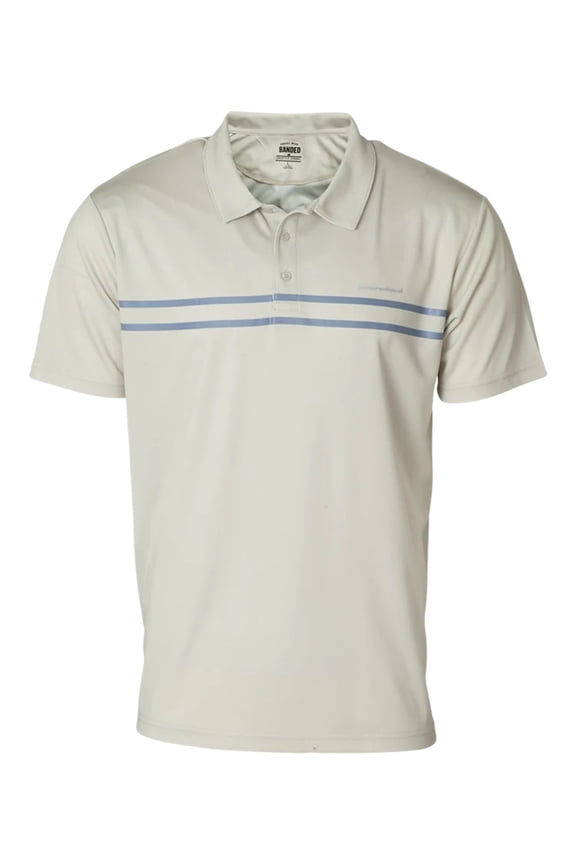 White River Active Polo Shirt Smoke in size Medium