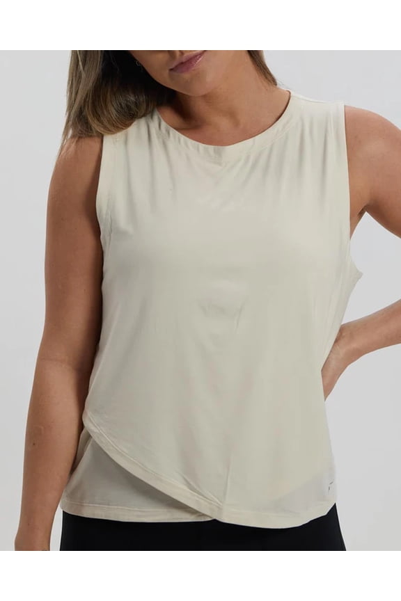 Women'S Lush Tulip Tank Vintage White in size 2X-Large