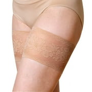 Bandelettes Thigh Bands-Beige PEONY, Size XX-Large