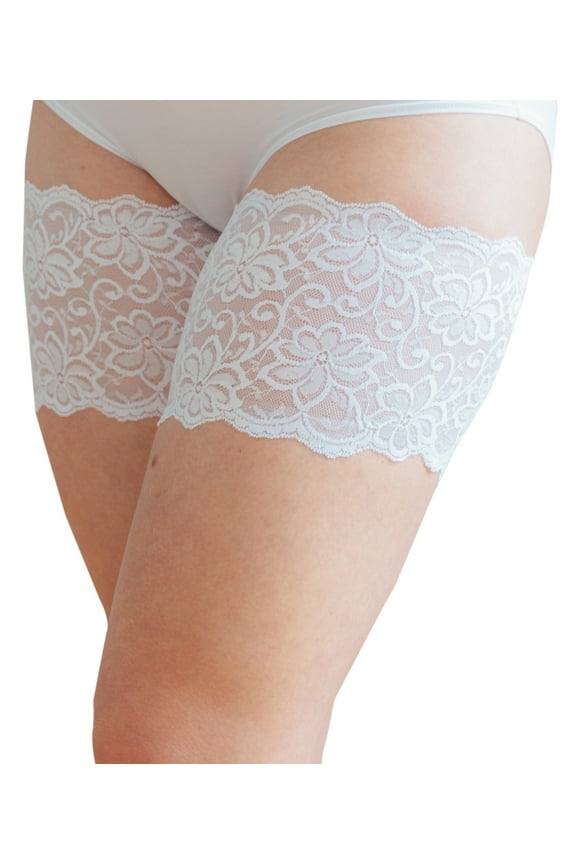 Thigh Bands - White DOLCE, Size Small