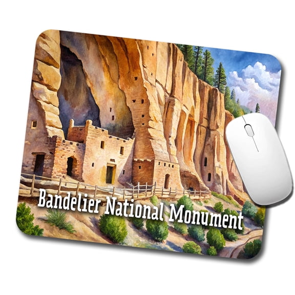 Bandelier National Monument New Mexico Mouse Pad Low Profile Gaming Mat