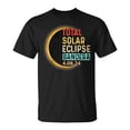 thumbnail image 1 of Bandera Texas TX Total Solar Eclipse Party 2024 Totality T-Shirt – Celestial Event Graphic Tee for Men Women Kids, Featuring April 8 Path of Totality Design, Perfect, 1 of 3