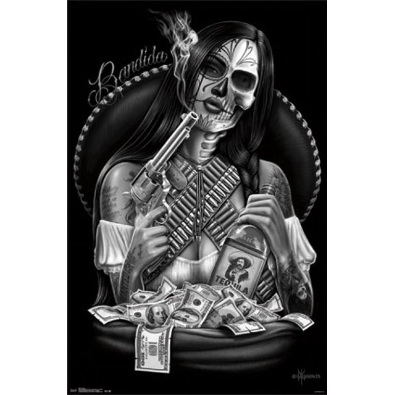 Bandida Lowrider Arte Poster Print (24 x 36)