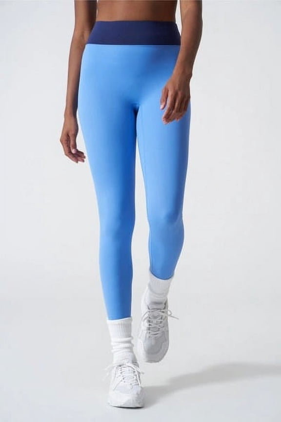 CORNFLOWER BLUE/NAVY All Access Center Stage Leggings, US 1X