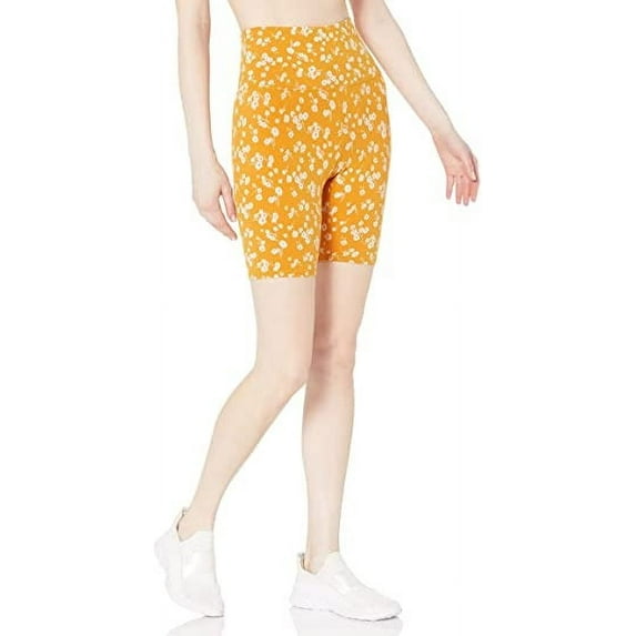 Bandier GOLDENROD POPPY The Bryn 7in Lifestyle Biker Short, US 1X