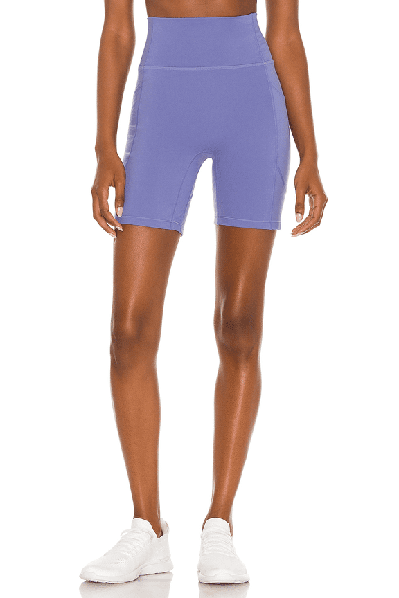 Bandier Le Ore SMOKEY AMETHYST Women's Lucca High Rise Pocket Shorts US 2X