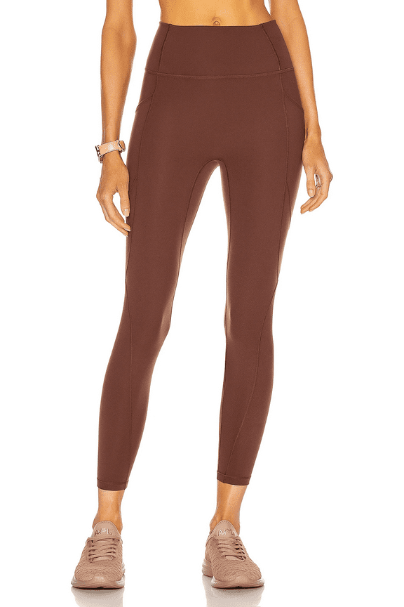 Bandier Le Ore TRUFFLE Lucca High Rise Pocket Leggings, US 1X
