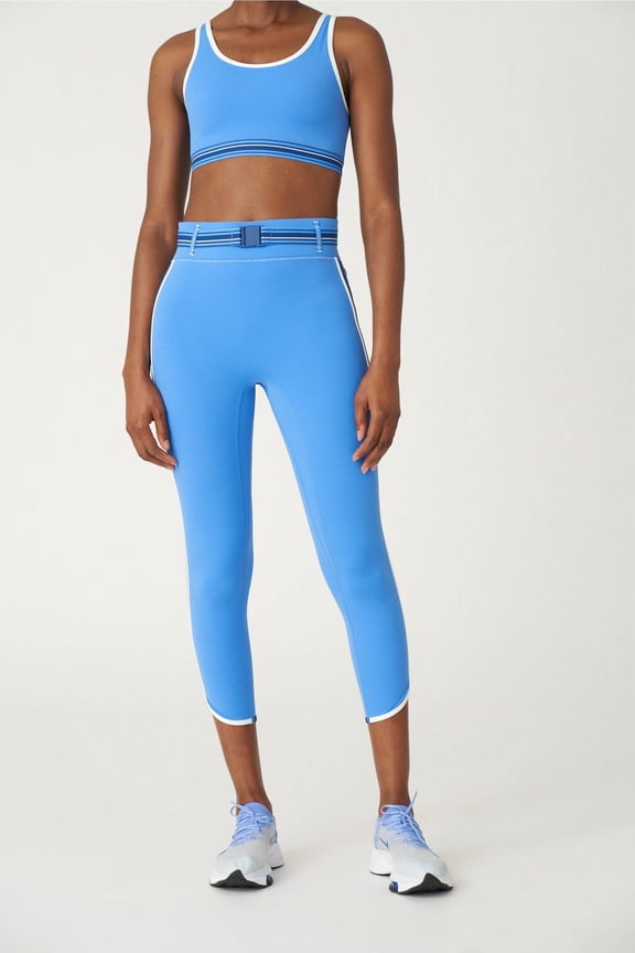 POOLSIDE/MIDNIGHT Solid & Striped Ace High Waist Leggings, US Large