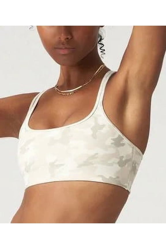 SAND CAMO/CREAM All Access Strappy Chorus Bra, US 2X-Large