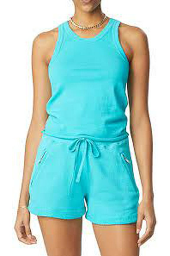 Sincerely Jules AQUA Women's The Willow Scoop Neck Tank Top, US 2X