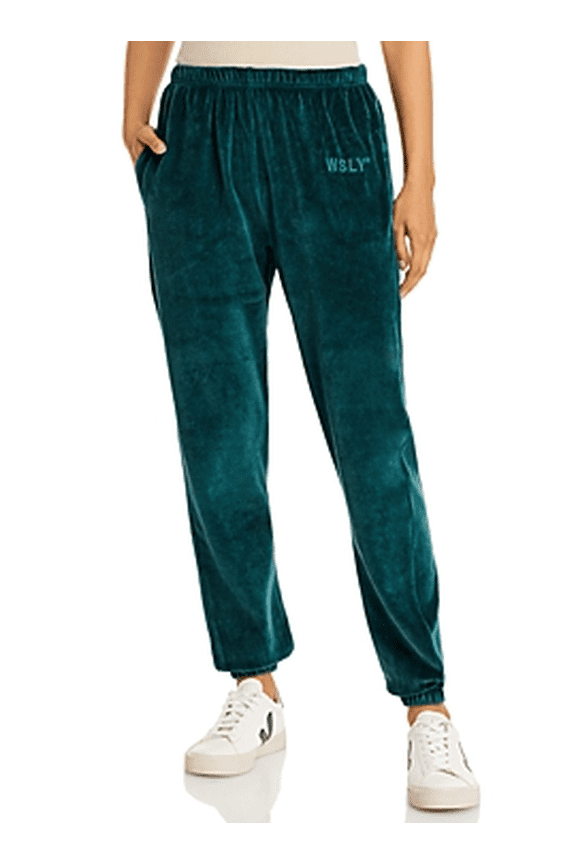 Women's Green Wsly Eco Plush Pocket Jogger Pants, XL