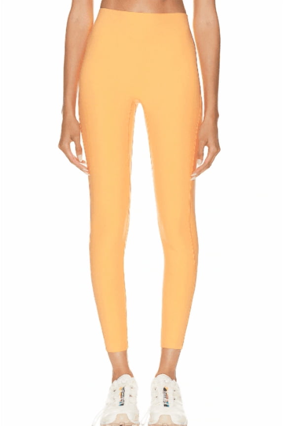 Women's Orange Bella Bonded Leggings , 2XL