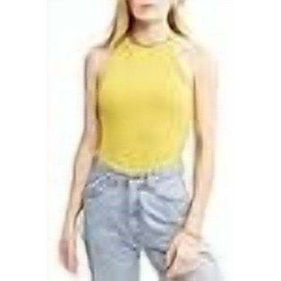 Bandier x WSLY Rivington Ribbed Tank, Ochre, Small