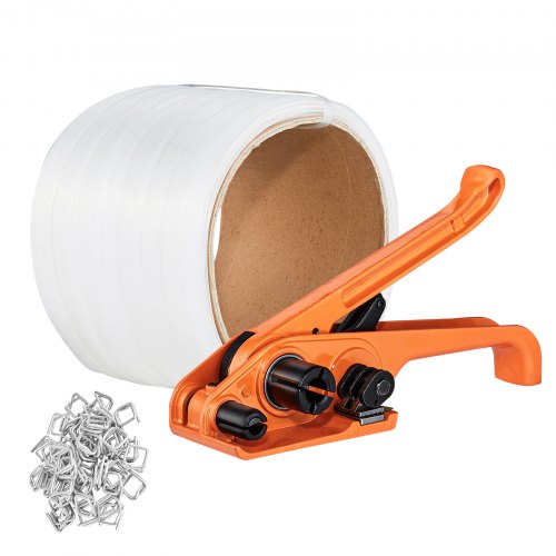 Banding Strapping Kit with Strapping Tensioner Tool, 328 ft Length