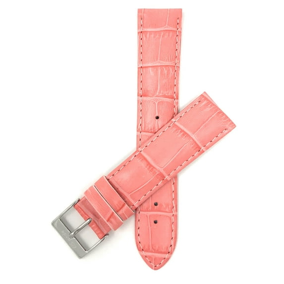 Bandini 18mm Womens Italian Leather Watch Band Strap - Hot Pink ...