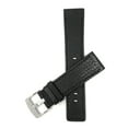 thumbnail image 1 of Bandini 24mm Mens Genuine Leather Watch Band Strap - Black - Alligator Pattern - Square Edged, 1 of 5