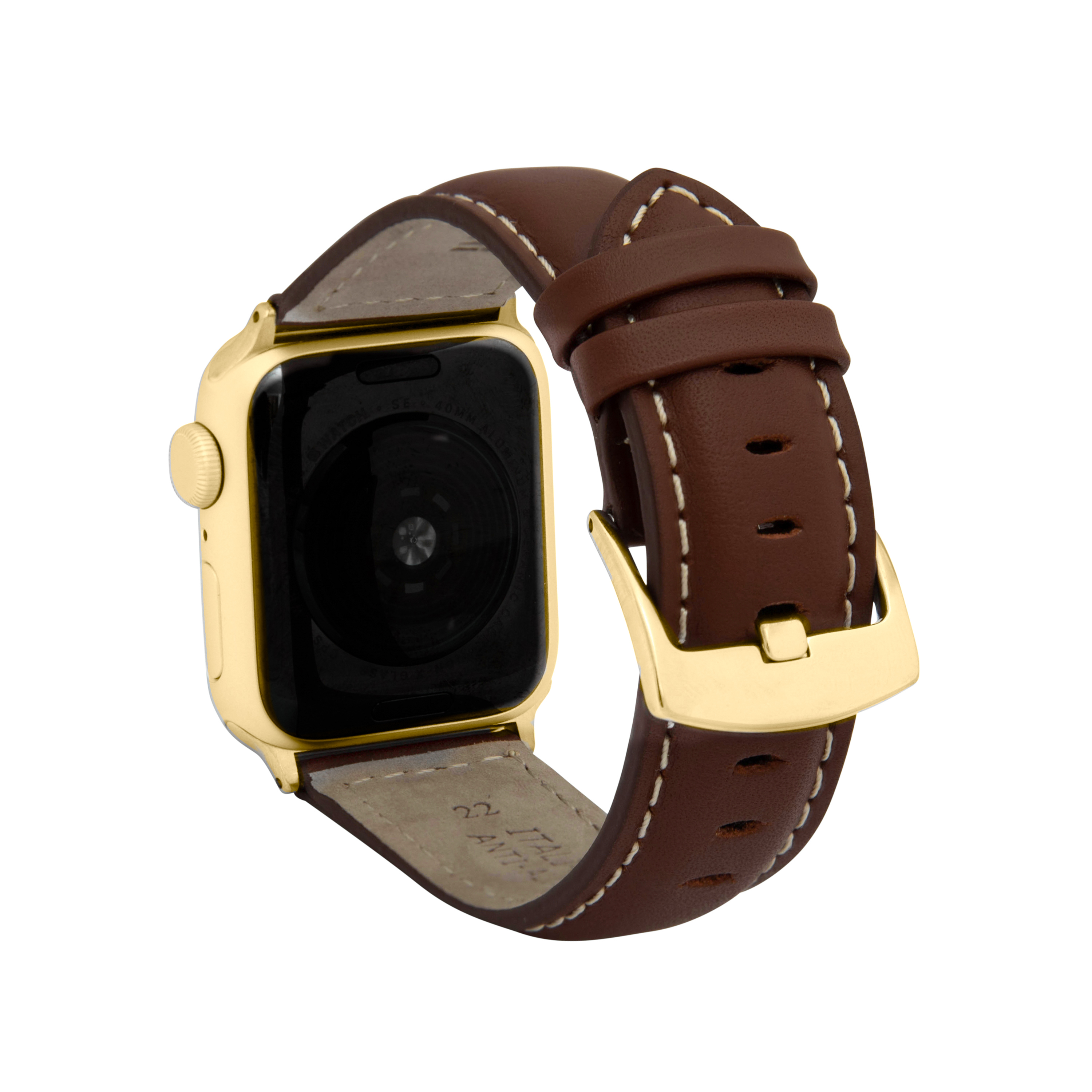 Bandini Band for Apple Watch Leather Band 44mm 45mm 42mm 41mm 40mm