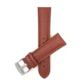 thumbnail image 1 of Bandini Extra Long (XL) 24mm Mens Italian Leather Watch Band Strap - Tan - Buffalo Pattern - Classic, 1 of 5