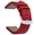 thumbnail image 1 of Bandini Mens Aviator Pilot Leather Watch Band - Racing Strap - 26mm Leather Watch Band for Men - Red, 1 of 1