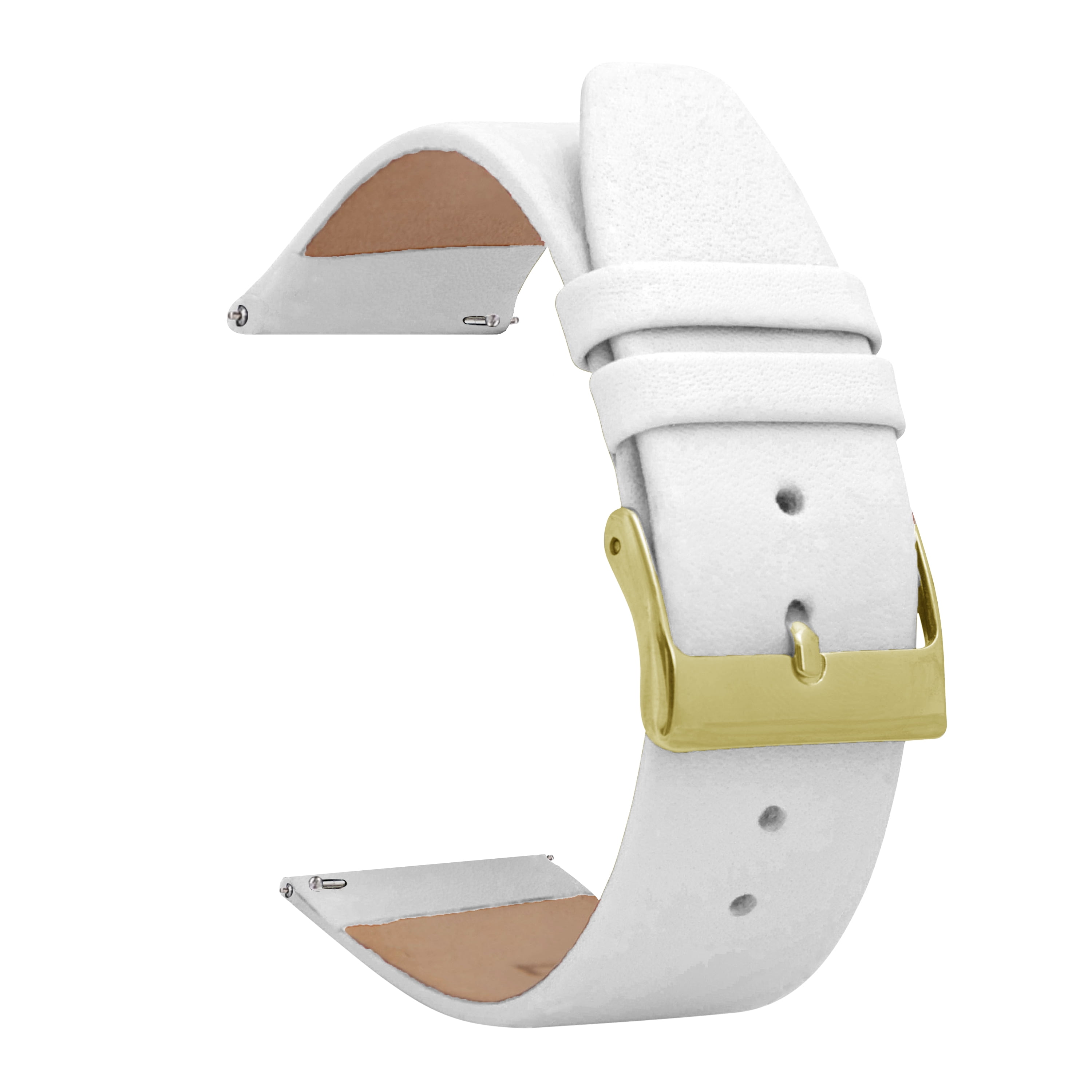 Best Cheap Calfskin 20 mm Watch Band JB-20MMSILV-WHT_K0015154 main image 1