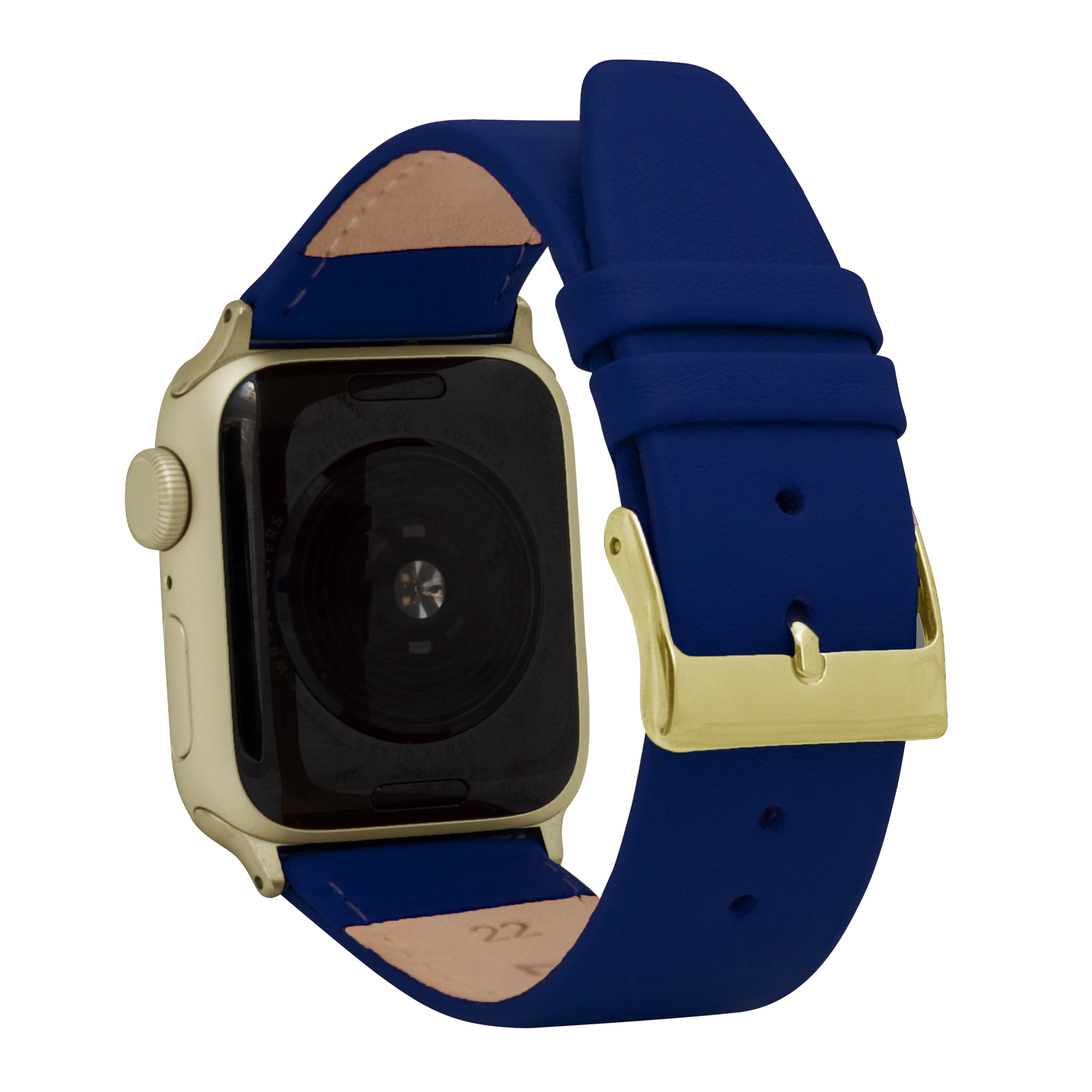 Bandini Womens Thin Leather Bands for Apple Watch Band 40mm 41mm 38mm