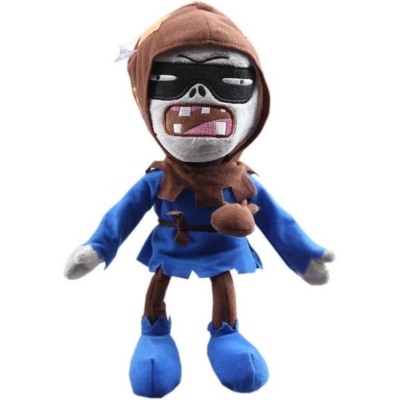 Bandit Costume Rogue Undead Soft Stuffed Plushie, Outfit Designed Cartoon Doll, Birthday Surprise Gift for Game Hobbyists