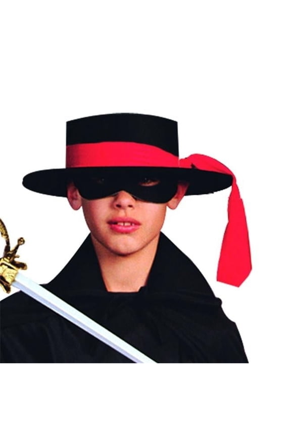 Bandit Hat- Child Black  Felt