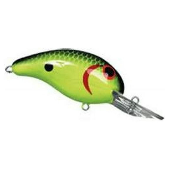 Bandit Series 200 Crankbait 2" Chartreuse Black Scales 1/4 oz.