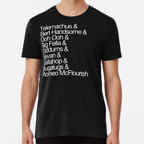 Bandit of Many Names Premium T-Shirt S to 3XL Made in the AU/USA T-Shirt